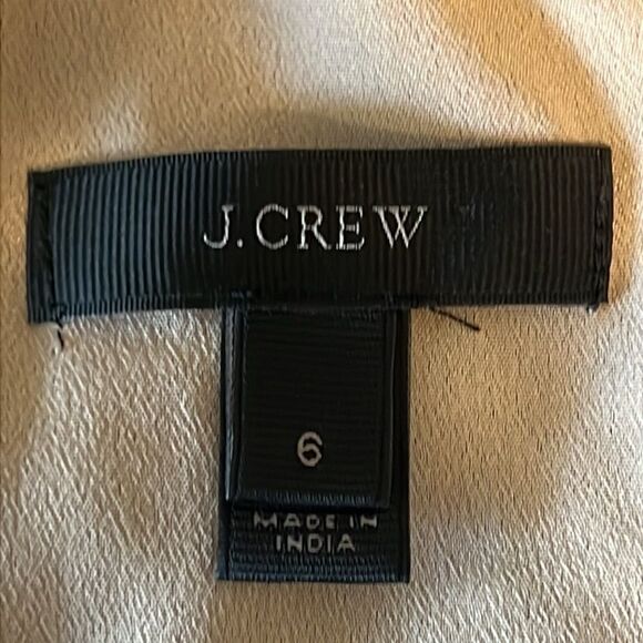 J.Crew‎ Black/Nude Eyelet Ruffle One Shoulder Top Size 6 - Picture 12 of 13